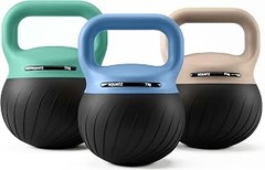 kettlebells pesadas para fuerza en casa