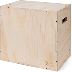 Cajas pliométricas para saltos en casa