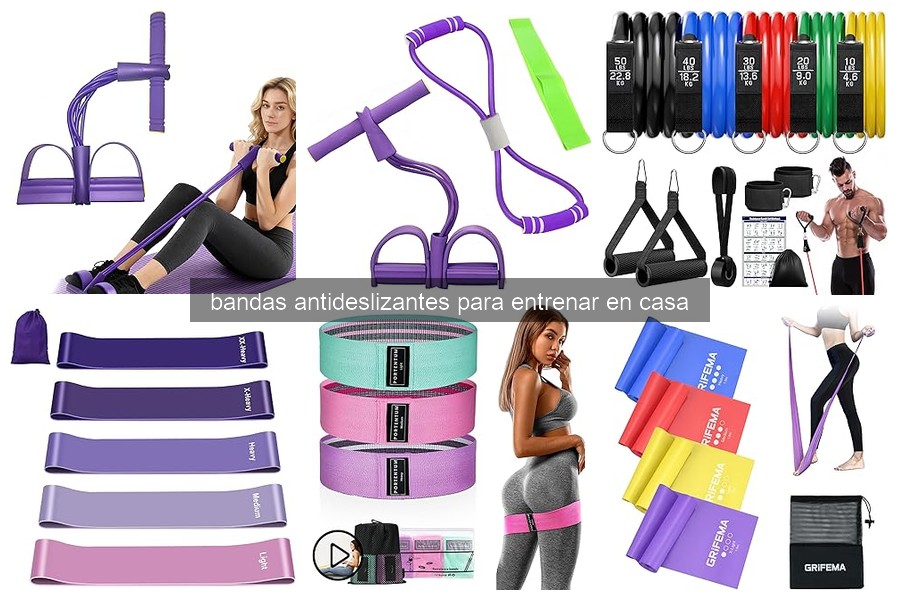 Bandas Antideslizantes para Entrenar en Casa: ¿Qué Son y Beneficios?