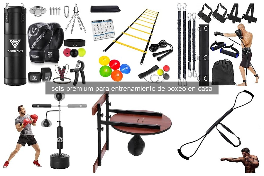 Beneficios de un set premium para entrenamiento de boxeo en casa