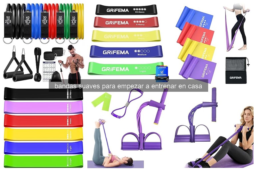 Beneficios de usar bandas suaves en el entrenamiento en casa
