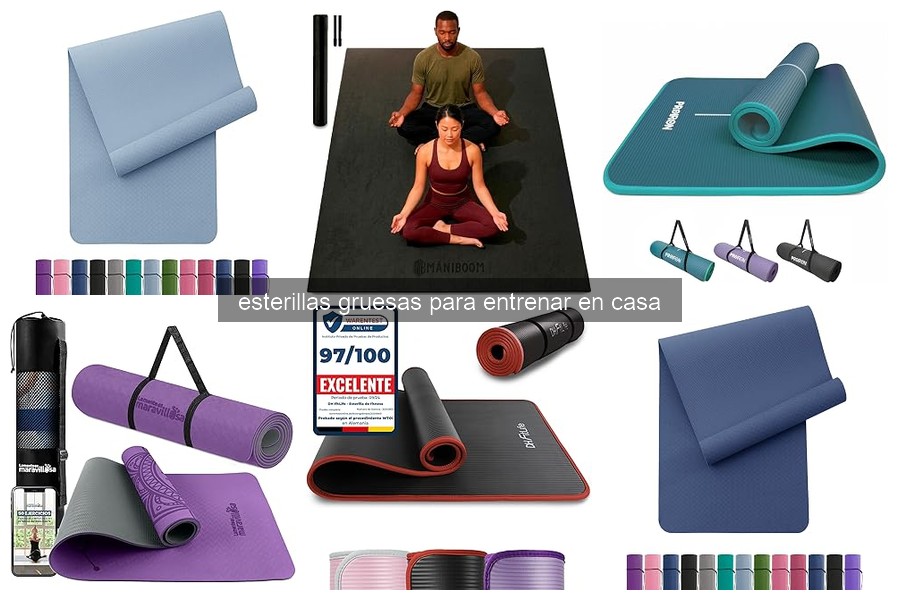 Beneficios de usar esterillas gruesas para entrenar en casa
