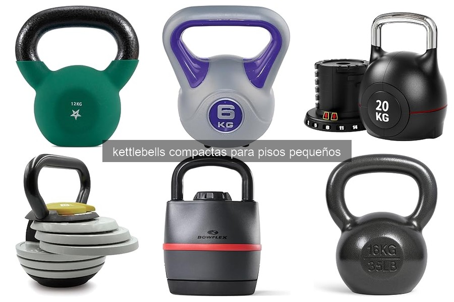 Características clave de kettlebells compactas para pisos pequeños