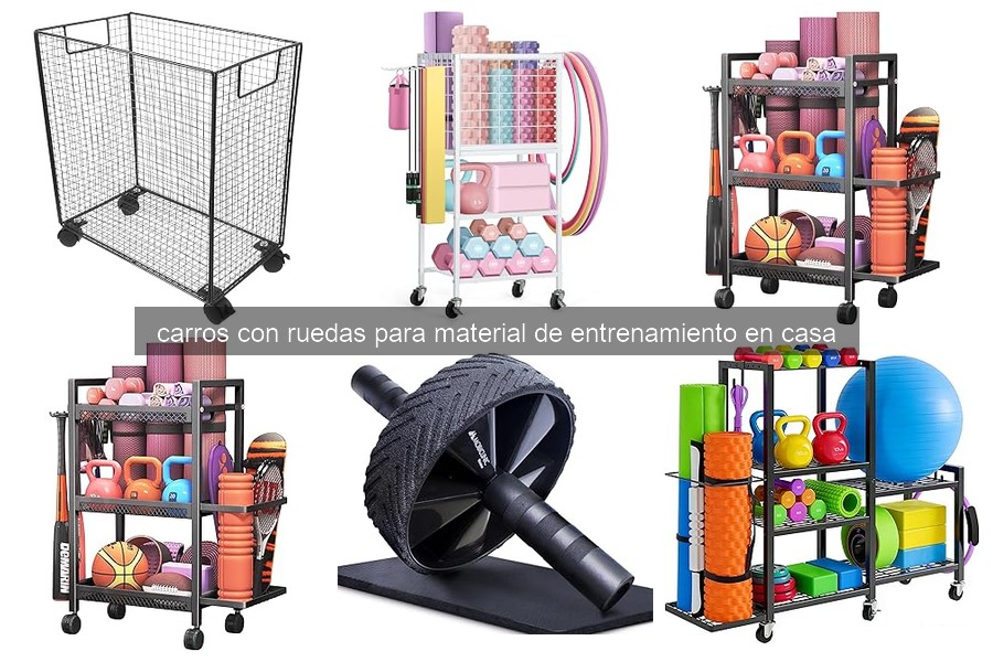 Carros con Ruedas para Material de Entrenamiento en Casa