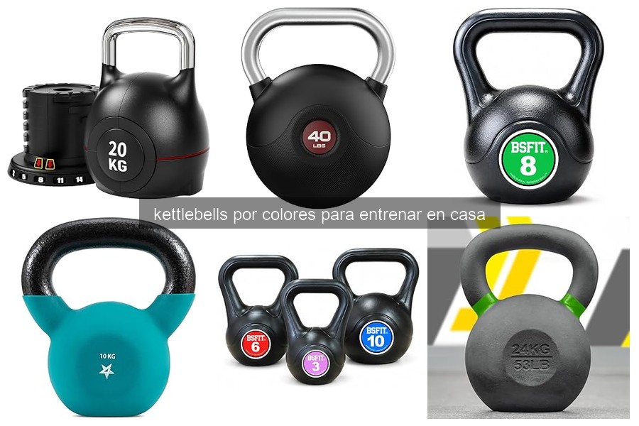 Cómo elegir kettlebells por colores para principiantes