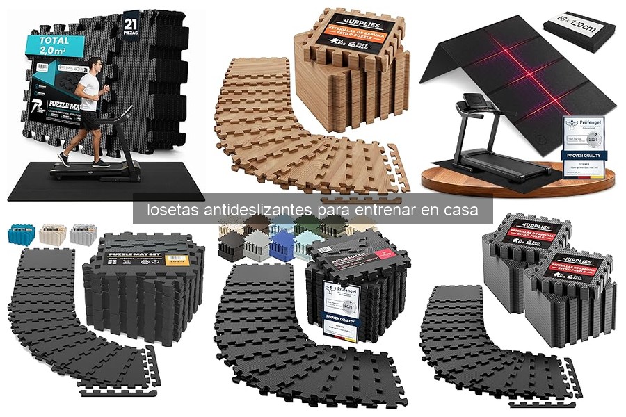 Cómo elegir losetas antideslizantes para tu home gym