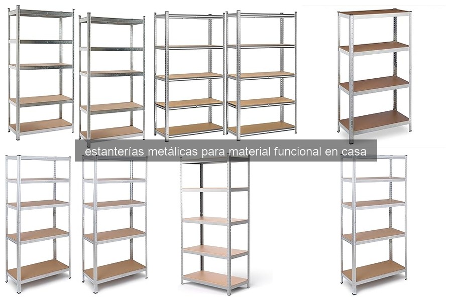 Cómo instalar estanterías metálicas para material funcional
