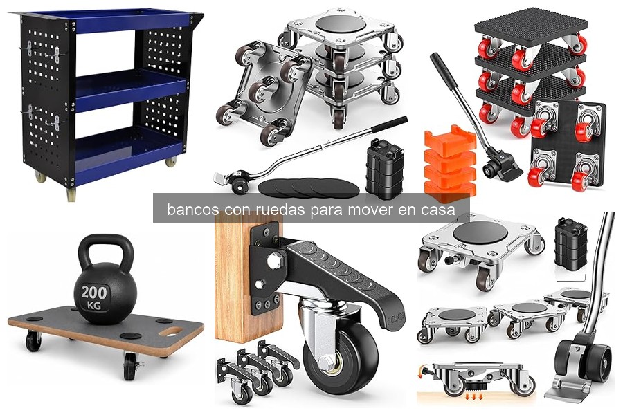 Cómo usar bancos con ruedas para entrenar en casa eficazmente