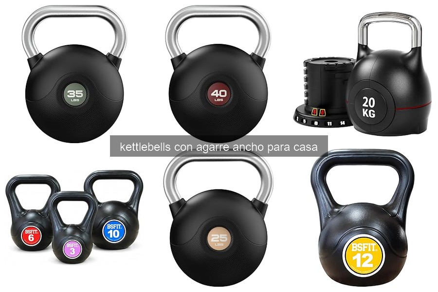 Cómo usar kettlebells con agarre ancho en casa de forma segura
