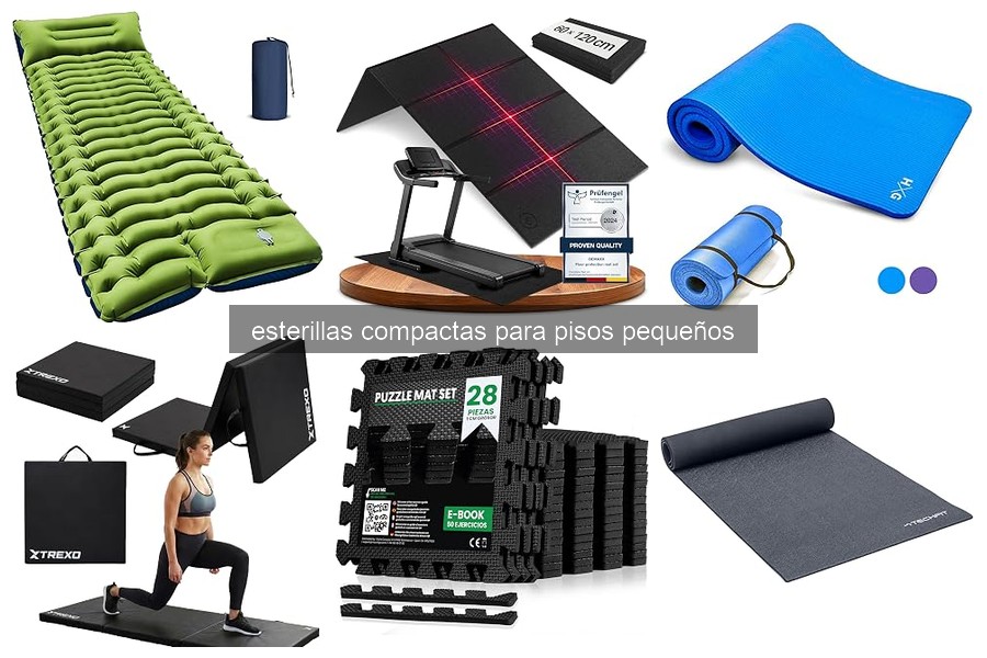 Comparativa de esterillas compactas para pisos pequeños en 2026