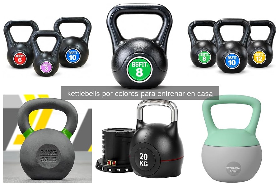 Comparativa de Kettlebells de Colores para Entrenar en Casa