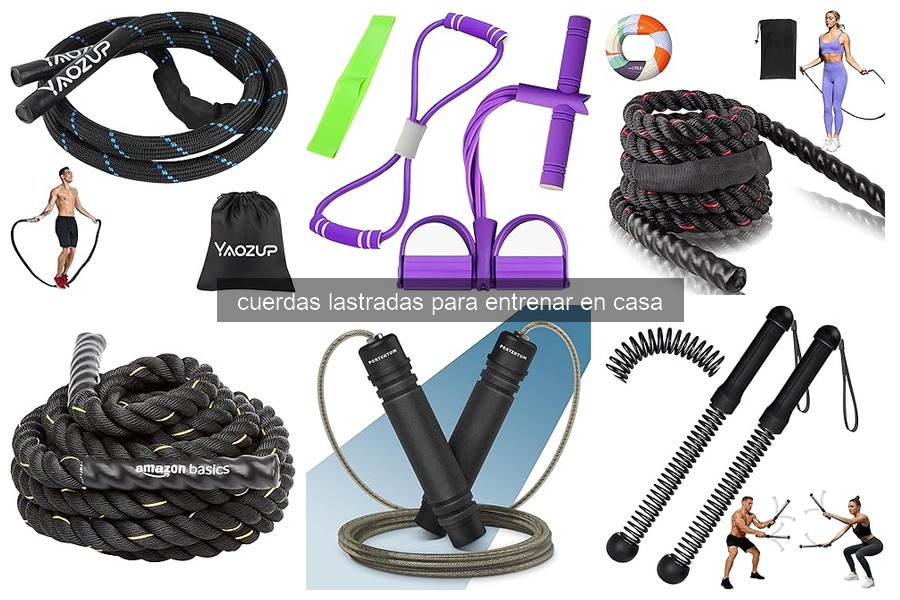 Comparativa de las Mejores Cuerdas Lastradas para Entrenar en Casa