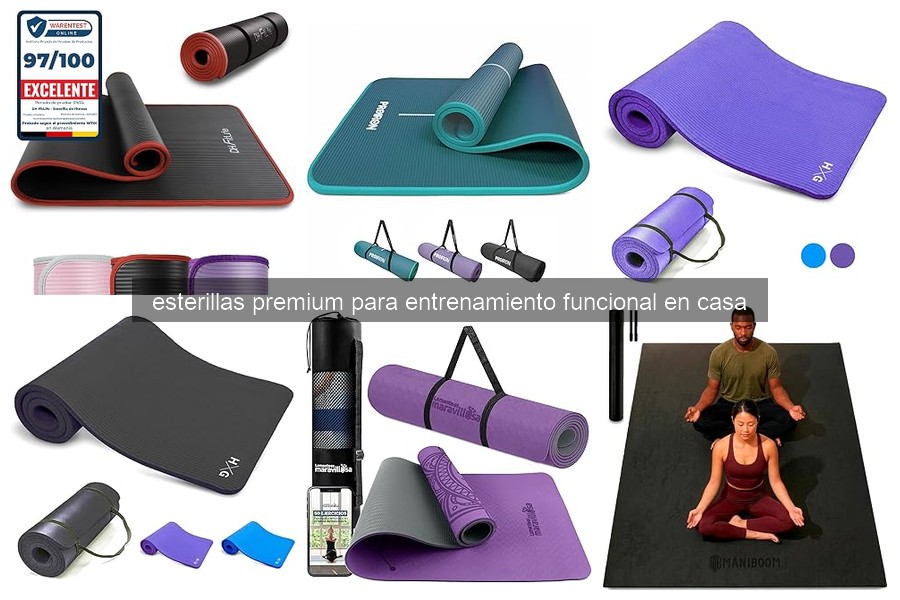 Comparativa de las Mejores Esterillas Premium para Entrenamiento en Casa