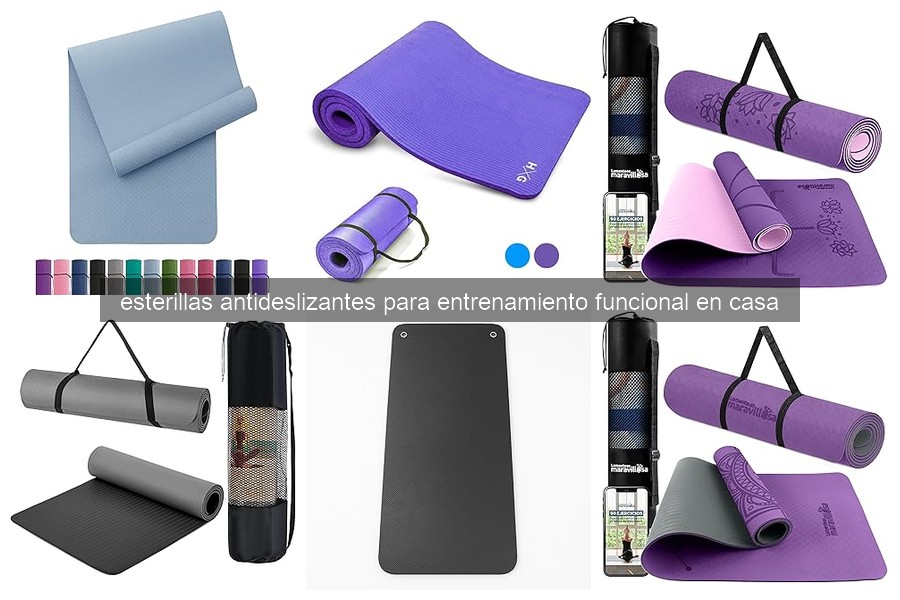 Esterillas Antideslizantes para Entrenamiento Funcional en Casa
