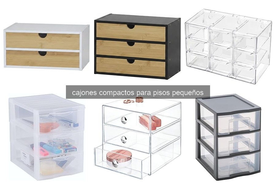 Guía de Compra de Cajones Compactos para Pisos Pequeños