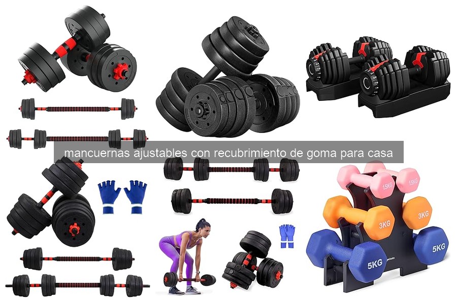 Guía para elegir mancuernas ajustables con goma para casa