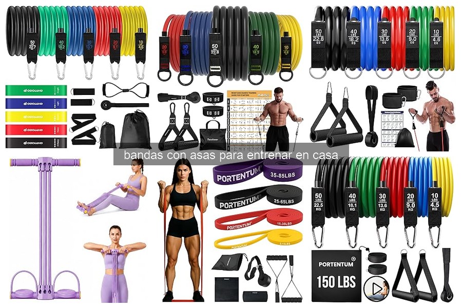 Mejores bandas con asas para principiantes en home gym