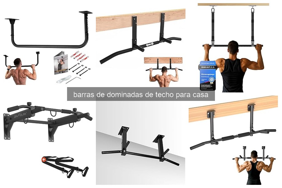 Mejores barras de dominadas de techo para entrenar en casa