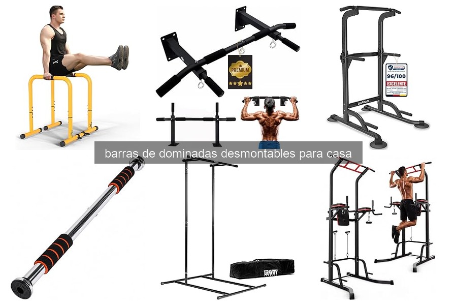 Mejores barras de dominadas desmontables para tu hogar
