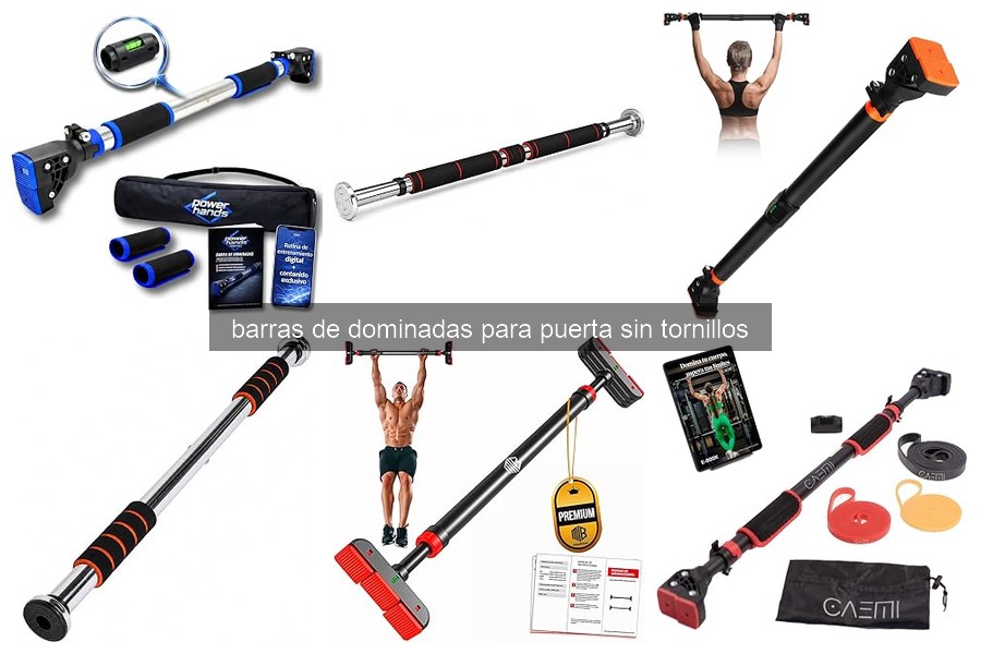 Mejores barras de dominadas sin tornillos para espacios pequeños