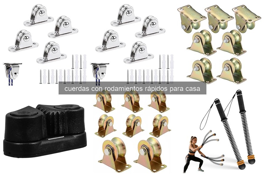 Mejores cuerdas con rodamientos rápidos para entrenar en casa