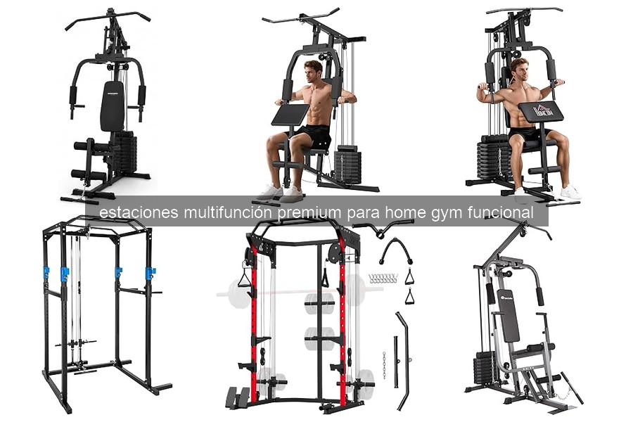 Mejores estaciones multifunción premium para tu home gym