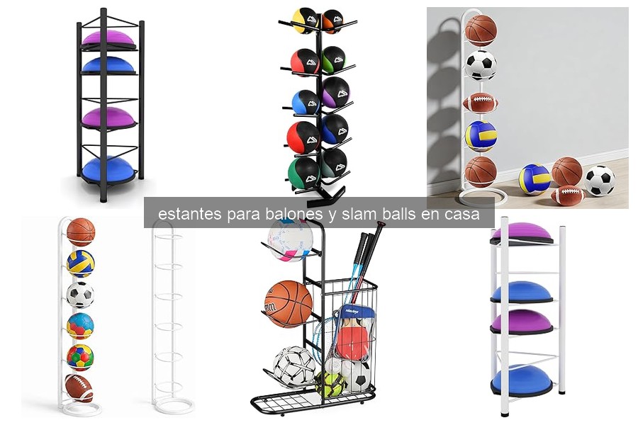 Mejores estantes para balones y slam balls en 2023