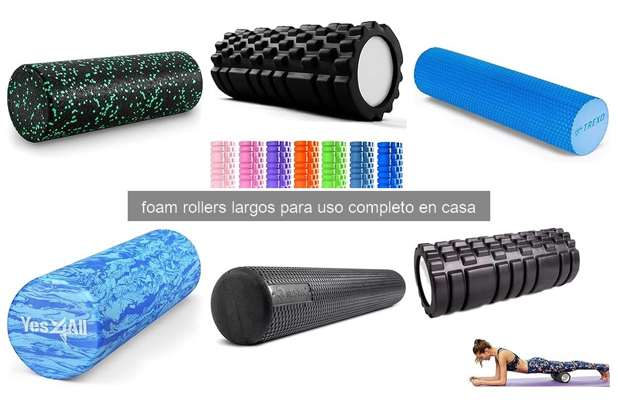 Mejores foam rollers largos para usar en casa en 2026