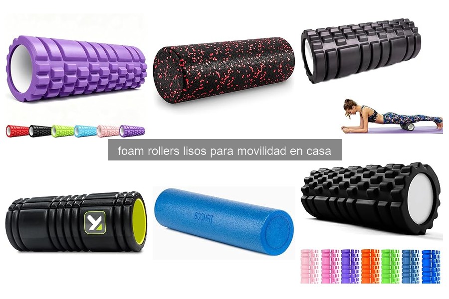 Mejores foam rollers lisos para movilidad en casa 2026
