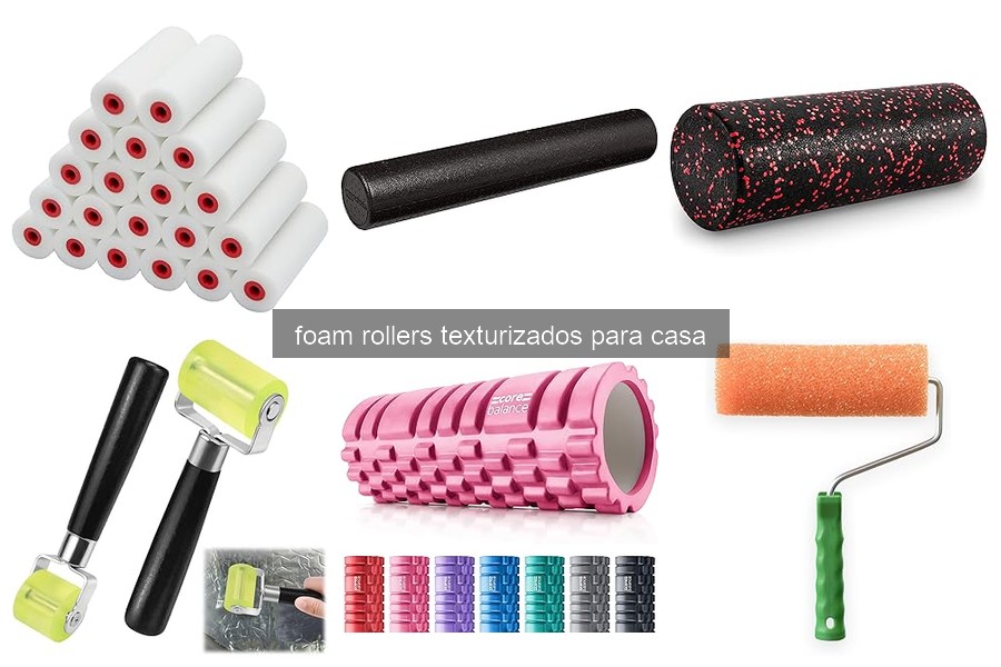 Mejores foam rollers texturizados para uso en casa