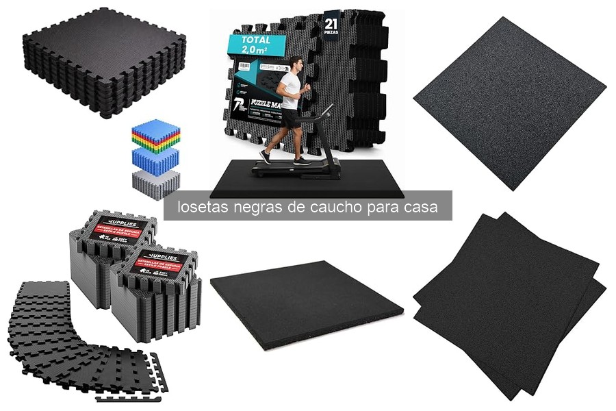 Mejores losetas de caucho para home gym: comparativa 2026