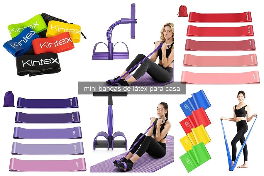 Mejores mini bandas de látex para entrenar en casa 2026
