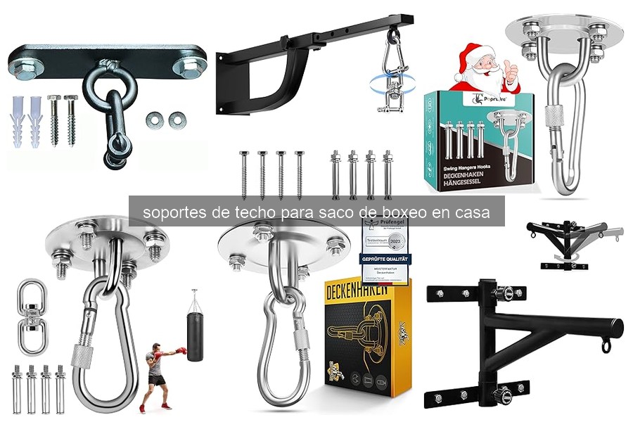 Mejores soportes de techo para saco de boxeo para principiantes