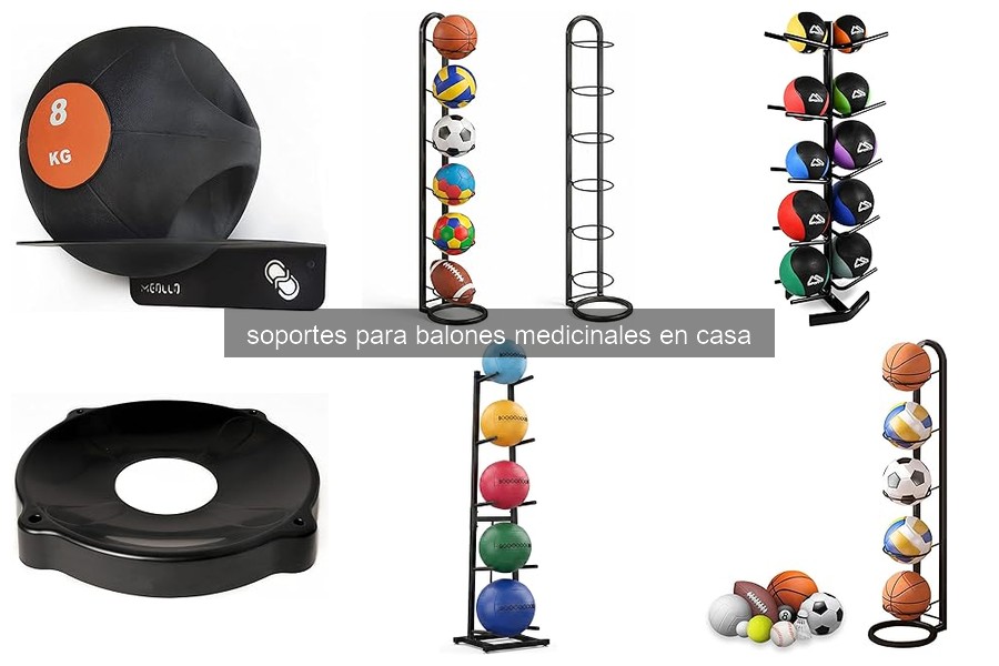 Mejores soportes para balones medicinales para tu home gym