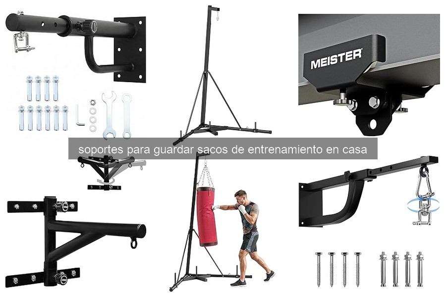 Mejores soportes para guardar sacos de entrenamiento en casa