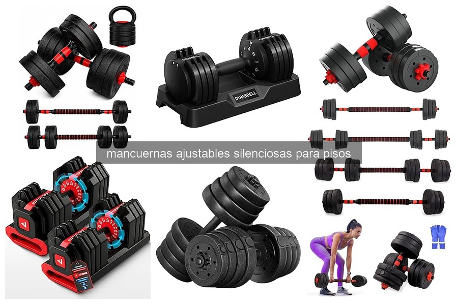 Problemas comunes con mancuernas ajustables silenciosas y soluciones