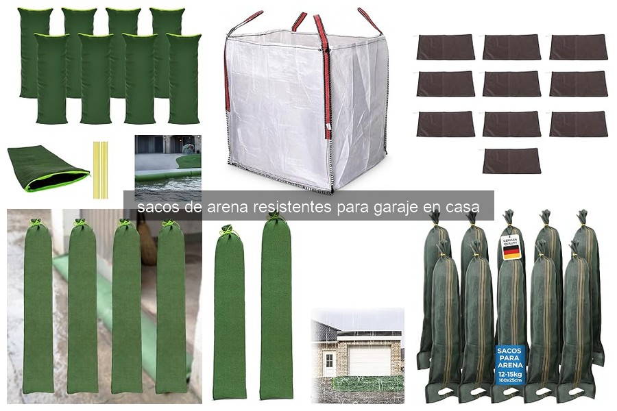 Problemas con sacos de arena y soluciones efectivas
