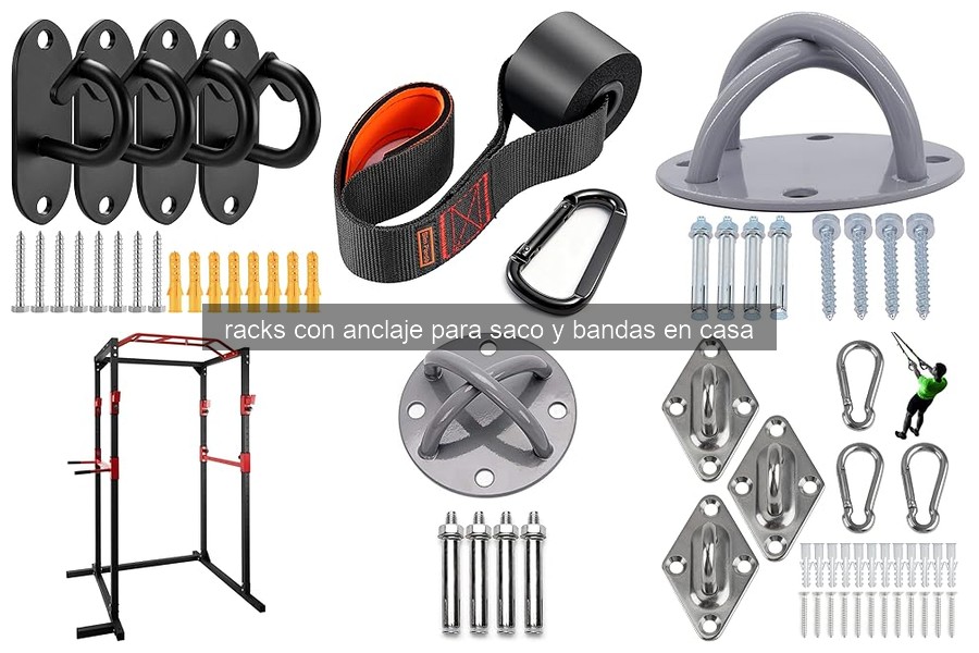 ¿Qué es un rack con anclaje para saco y bandas?