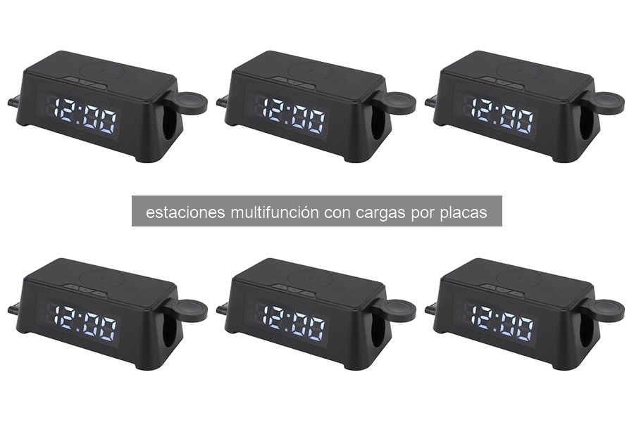 ¿Qué es una estación multifunción con cargas por placas?