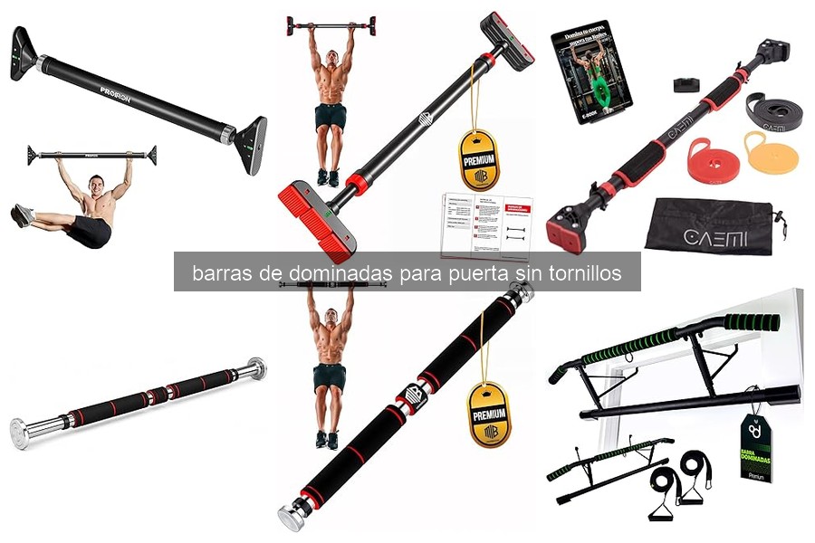 ¿Qué son las barras de dominadas para puerta sin tornillos?