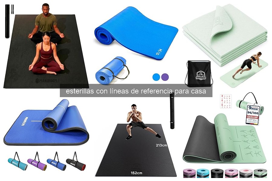 ¿Qué son las esterillas con líneas de referencia y sus usos?