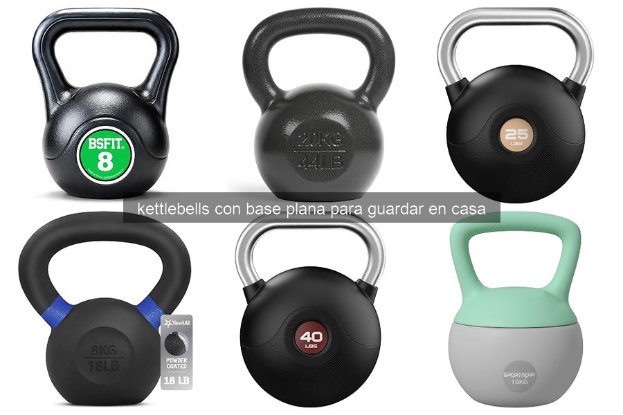 ¿Qué son las kettlebells con base plana? Características y beneficios