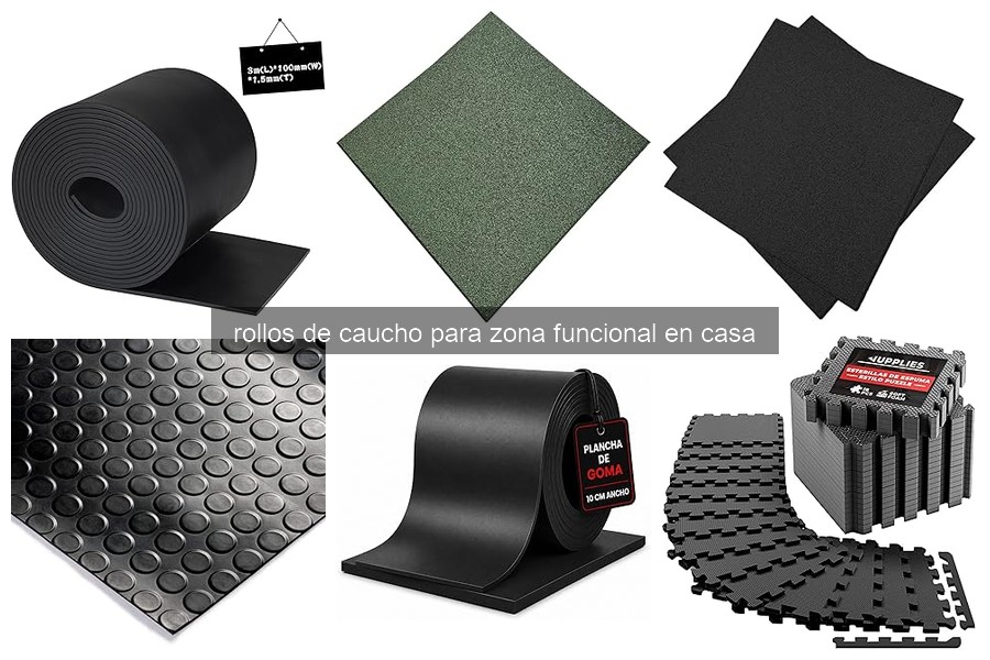 Rollos de caucho para zona funcional: ¿Qué son y para qué sirven?
