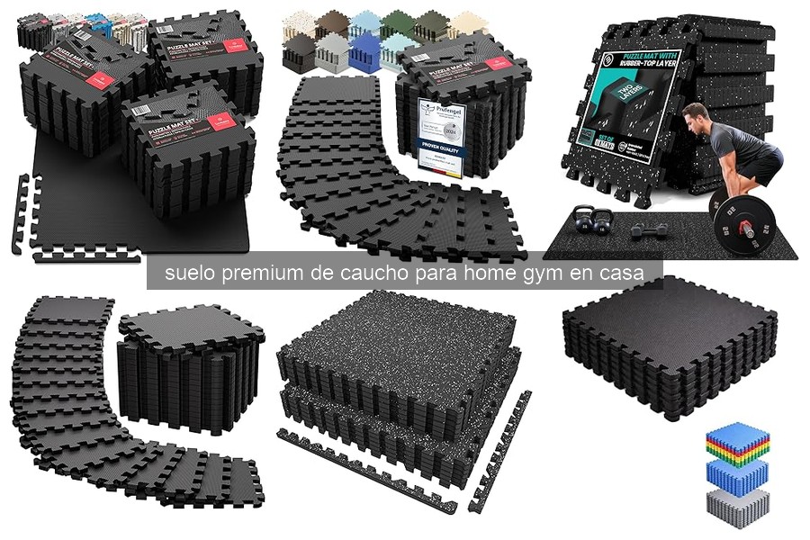 Suelo de Caucho vs. Otros Materiales para Home Gym: Comparativa
