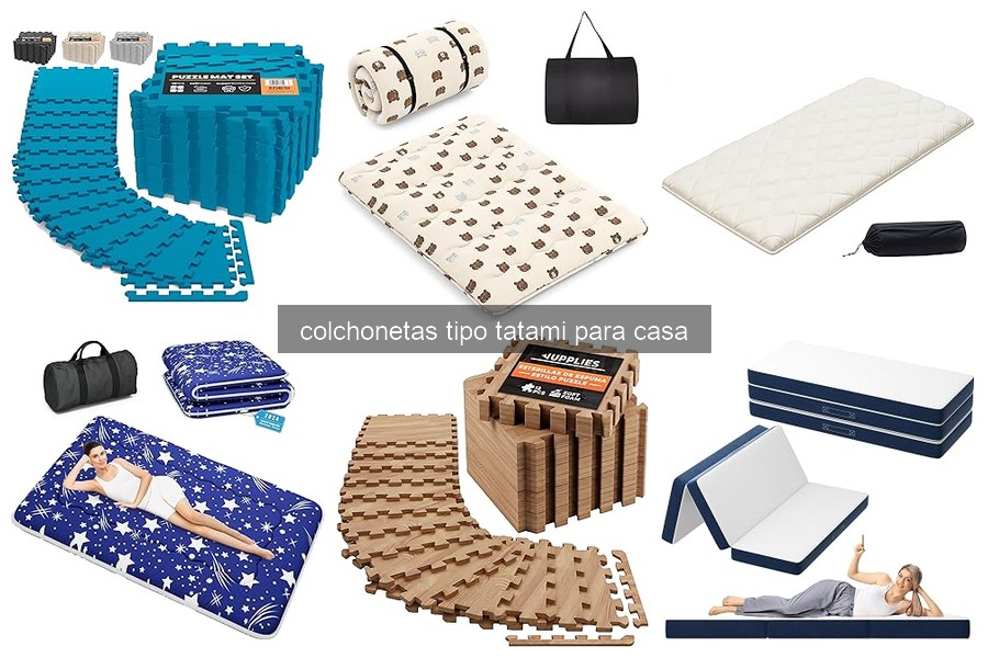 Tipos de colchonetas tatami para casa: guía completa